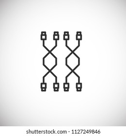 Lan  Wire Cable Computer Icon