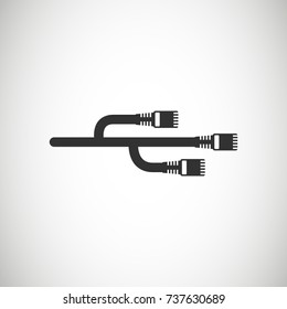 LAN Wire Cable Computer Icon