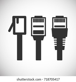 Lan  Wire Cable Plug Computer Icon