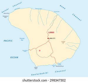 lanai road map