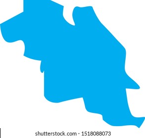 lancaster county map in state of Virginia
