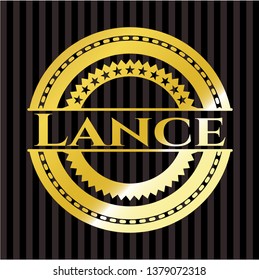 Lance golden badge