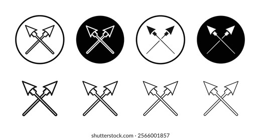lance icon Simple thin outline