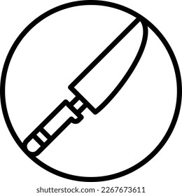 Lancet Line Vector Icon Design