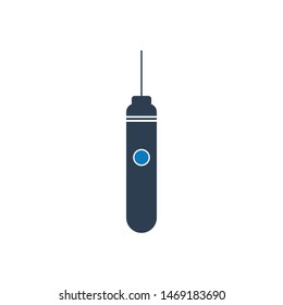 Lancet pen icon. Flat style vector EPS.