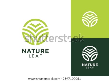land farm with sun logo. creative agriculture symbol vector design
