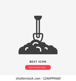 land icon vector