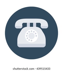 Land line Vector Icon