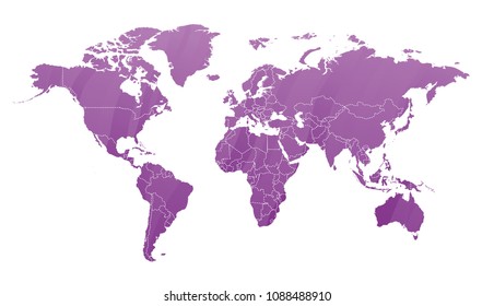 Land map silhouette