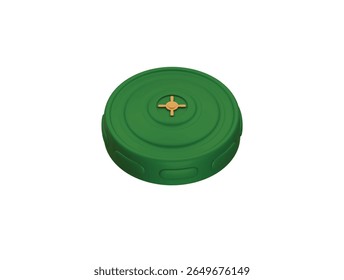  land mine icon 3d illustration render