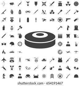 Land Mines Icon. Set Of Weapon Icons