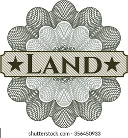 Rosette estilo dinero de la tierra