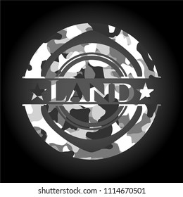 Land on grey camo pattern
