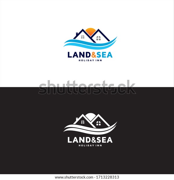 Land Sea Logo Vector Stock Vector (Royalty Free) 1713228313 Shutterstock