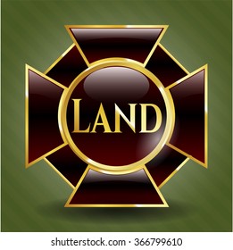 Land shiny badge