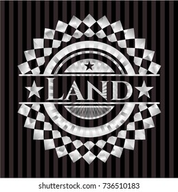 Land silvery badge