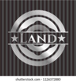 Land silvery emblem