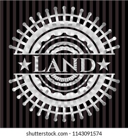 Land silvery emblem