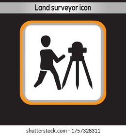 Landvermessungssymbol. Vektorgrafik-Designs