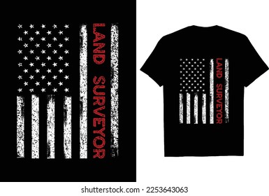 Land Surveyor t shirt design