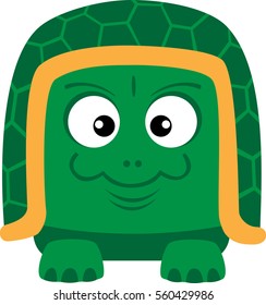 Land Turtle Icon - Vector Illustration