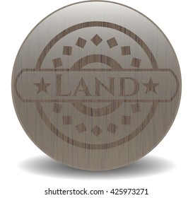 Land wood signboards