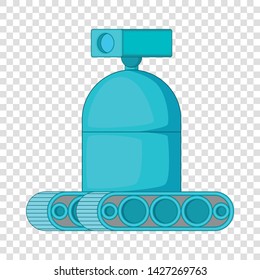 Lander icon. Cartoon illustration of lander vector icon for web