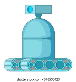 Lander icon. Cartoon illustration of lander vector icon for web