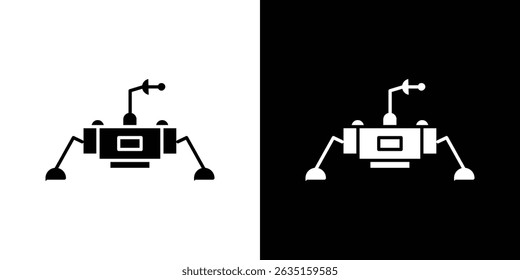 Conceito de ícone Lander, ilustração de vetor