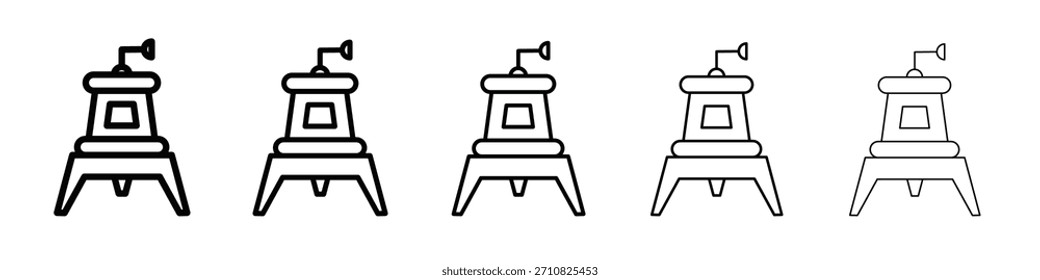 Lander icon design, logo, app, UI. Ilustração vetorial, EPS