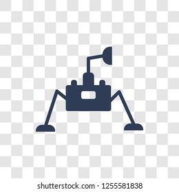 Lander icon. Trendy Lander logo concept on transparent background from Astronomy collection