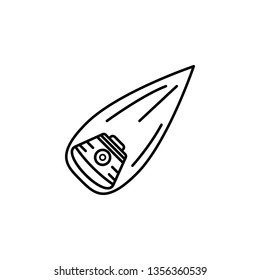 lander, space icon. Simple thin line, outline vector of space, cosmos, universe icons for UI and UX, website or mobile application
