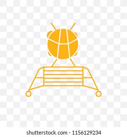 Lander vector icon isolated on transparent background, Lander logo concept