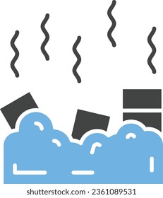 Landfill Icon image. Suitable for mobile application.