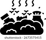 Landfill New Creative Icon Design Vector