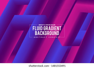 Landing abstract background concept fluid dynamic vivid bright gradient color. geometric graphic icon element decoration design template.