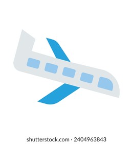 Icono Plano Del Vector Del Avión De Aterrizaje Para Uso Personal Y Comercial.
