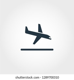 Landing creative icon. Simple element illustration. Landing concept symbol design from airport collection. Can be used for web, mobile and print. web design, apps, software, print.