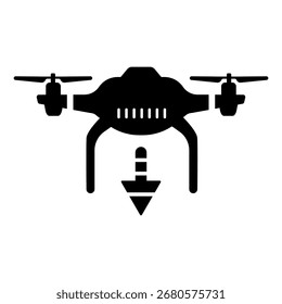 Icono del abejón de aterrizaje, gráficos de Vector
