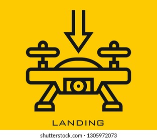 Landing icon signs
