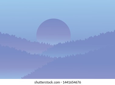 landing page. abstract background. flat design.