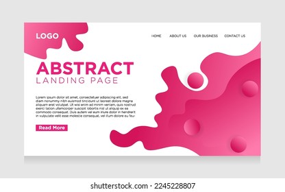 landing page abstract background with modern gradient