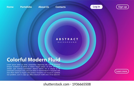 Landing Page. Abstract background website. Template for websites, or apps. Modern design. Abstract vector style design.