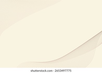 Landing page con las ondas abstractas, fondo de la onda de la línea