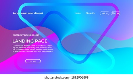 landing page background. abstract modern website background. geometry shape for banner, sales promotion and business presentation