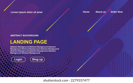fondo de la página de inicio. fondo abstracto del sitio web moderno. forma de geometría para banner, promoción de ventas y presentación de negocios
