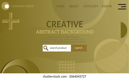 Landing page background luxury template