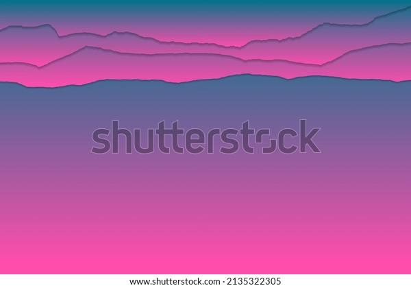 Landing page background. Poster\
gradient vector background. Paper ragged edges border. Abstract\
backdrop. Banner, poster, landing page background\
design.