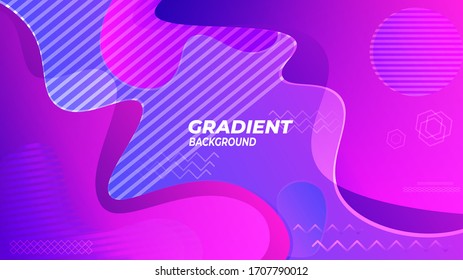 landing page banner template gradient abstract background design futuristic decorative