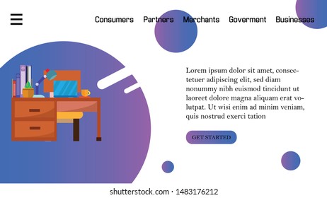 landing page business for website